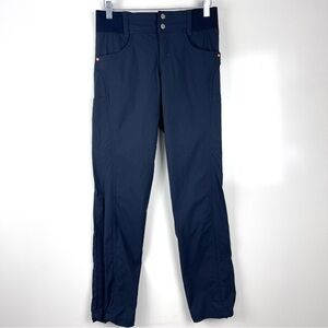 Title Nine Women's Clamber Hiking Pants Cargo Navy Blue Size 4 Outdoors Gorpcore